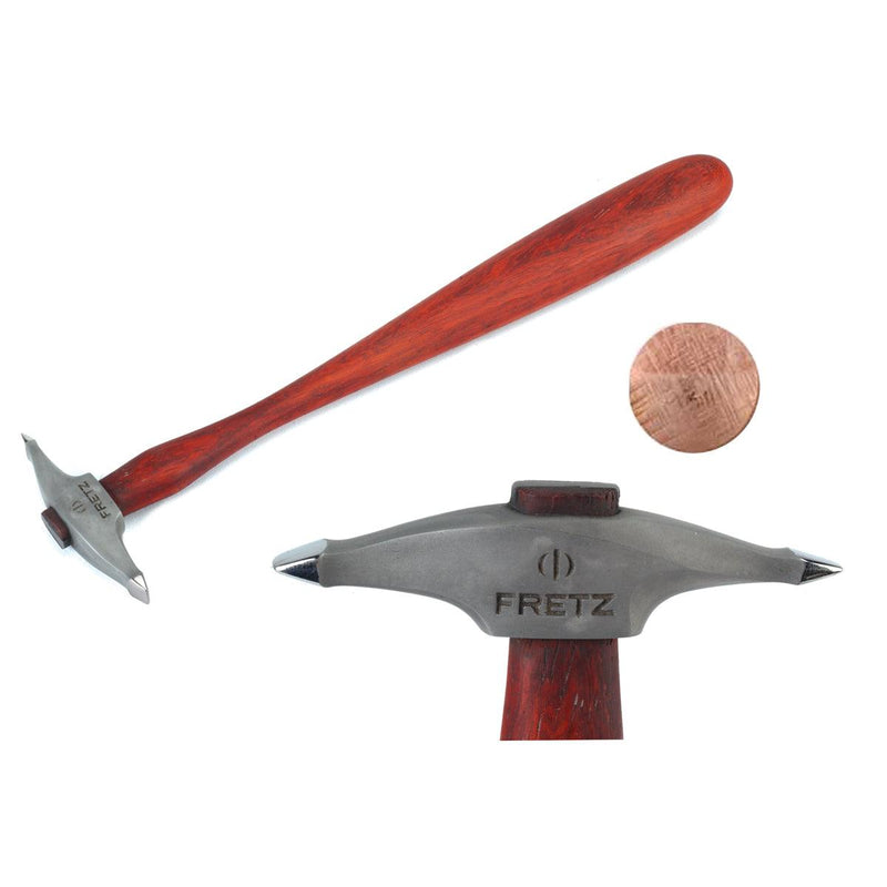 Fretz HMR-413 PrecisionSmith Petite Sharp Texturing Hammer - Otto Frei