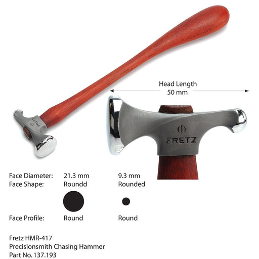Fretz HMR-417 Miniature Precisionsmith Chasing Hammer - Otto Frei