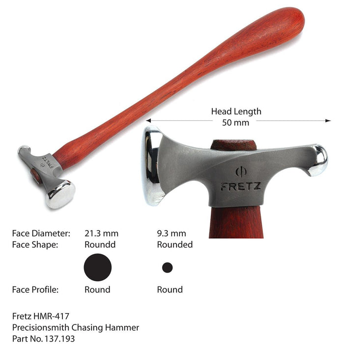 Fretz HMR-417 Miniature PrecisionSmith Chasing Hammer 