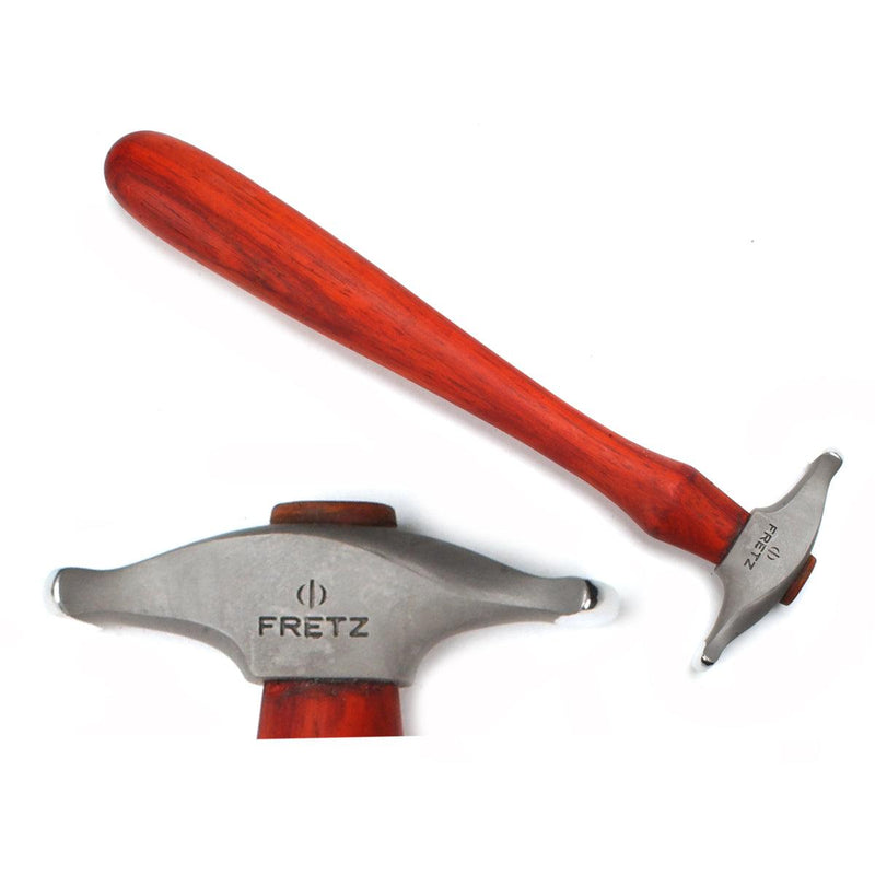 Fretz HMR-8 Rounded Narrow Raising/Embossing Hammer - Otto Frei