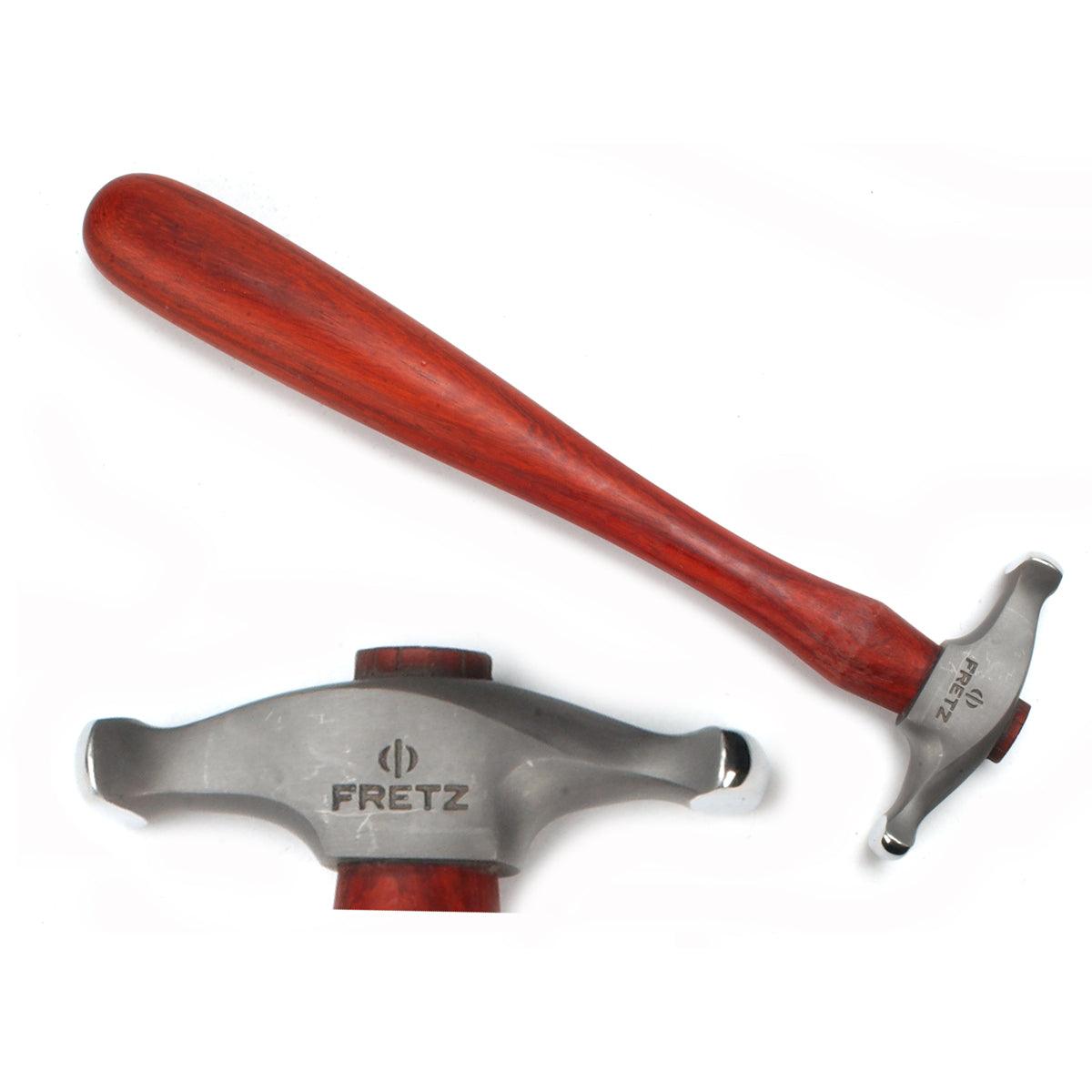 Fretz HMR-9 Rounded Wide Raising & Embossing Hammer | Fretz — Otto Frei