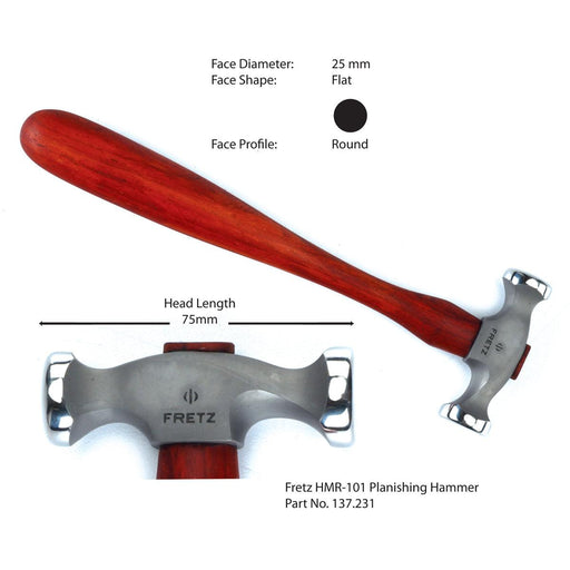 Fretz Large Hammer HMR-101-Planishing - Otto Frei