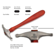Fretz Large Hammer HMR-109-Rounded Wide Raising - Otto Frei