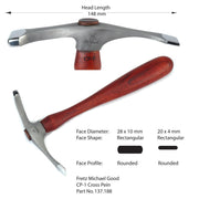 Fretz Michael Good CP-1 Planishing Hammer - Otto Frei