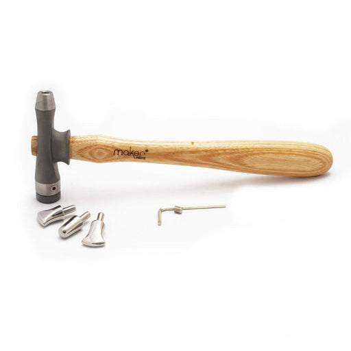 Fretz MKR-7-3 Double Ended Insert Hammer with 3 Metal Tips - Otto Frei