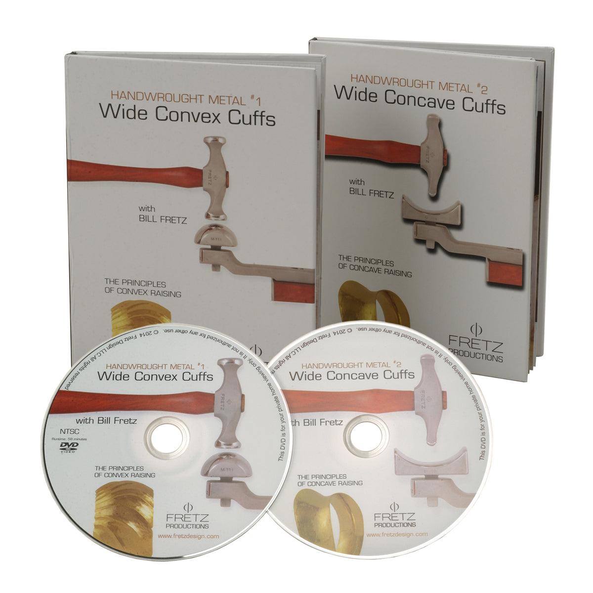 Fretz Handwrought Metal DVDs – Wide Convex & Concave Cuffs | Fretz ...