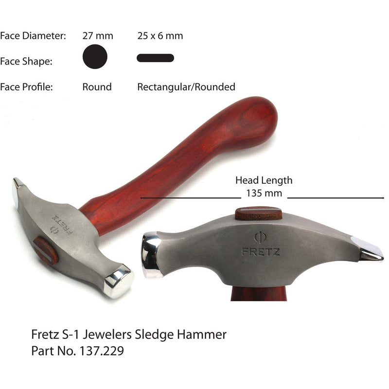 Fretz SH-1 Jewelers Sledge Hammer - Otto Frei
