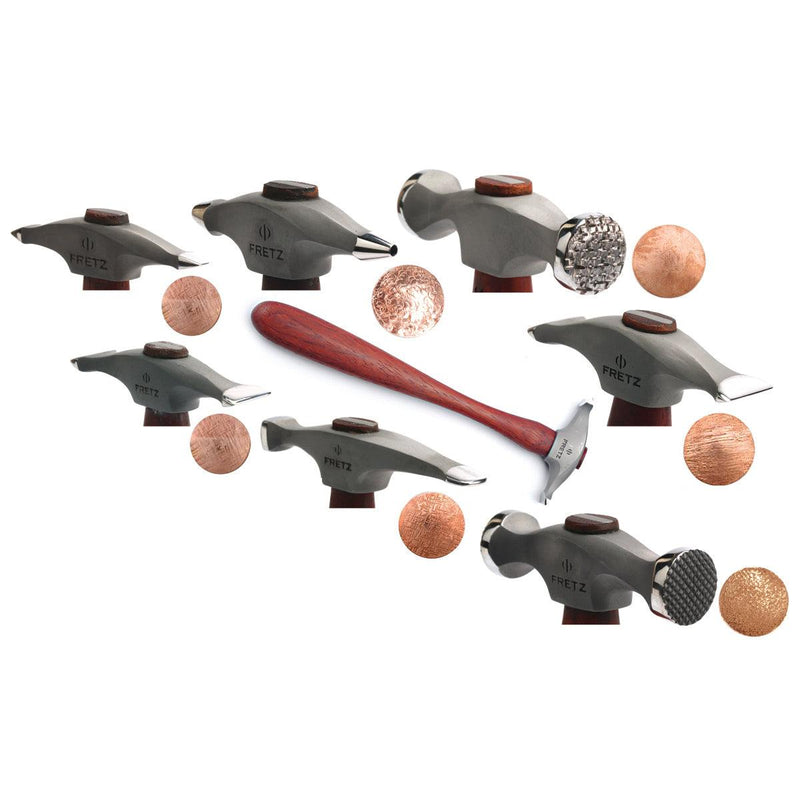Fretz Texturing Hammer Set of 7 - Otto Frei