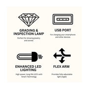 GemOro Horizon LED 2 Grading Lamp - Otto Frei