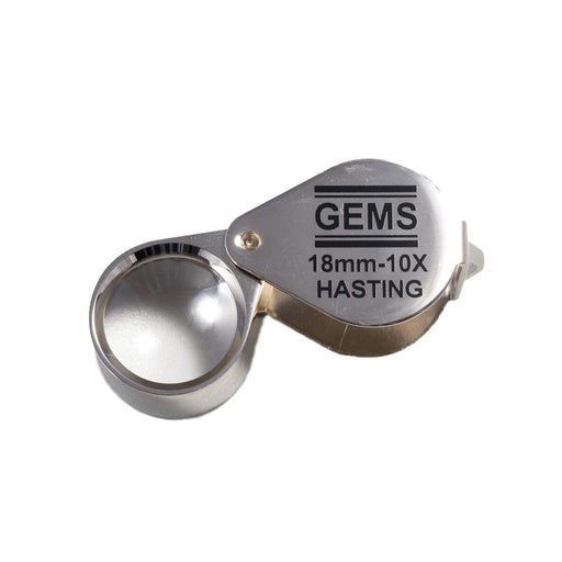 GEMS 10X 18mm Triplet Loupe-Chrome - Otto Frei