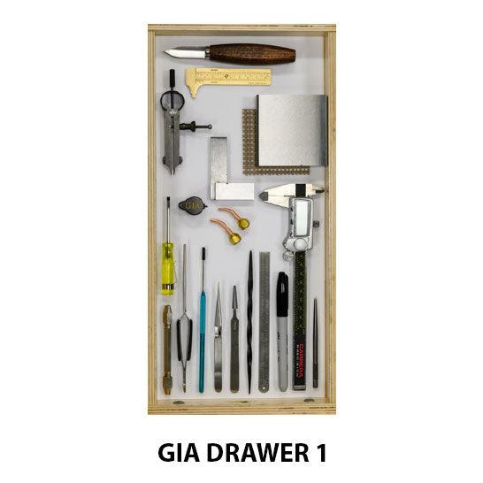 GIA Graduate Jewelers Tools Kit -Drawer 1 Complete - Otto Frei