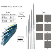 Glardon-Vallorbe Barrette Needle Files - LA2411 - Otto Frei