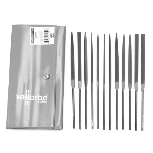 Glardon-Vallorbe Classic Needle File Set 12-16cm (6-1/4") Cut 2 - Otto Frei