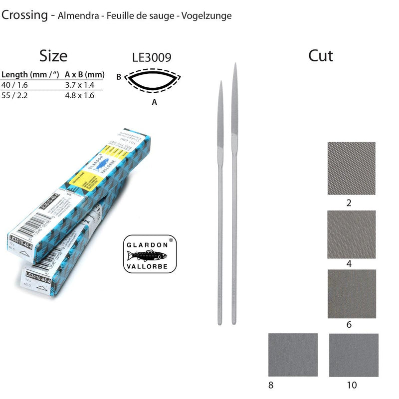 Glardon-Vallorbe Crossing Escapement Files - LE3009 - Otto Frei