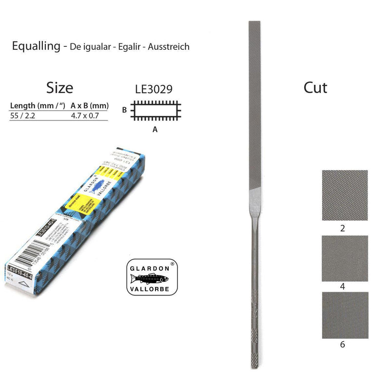 Glardon-Vallorbe Equalling Escapement Files - LE3029 - Otto Frei