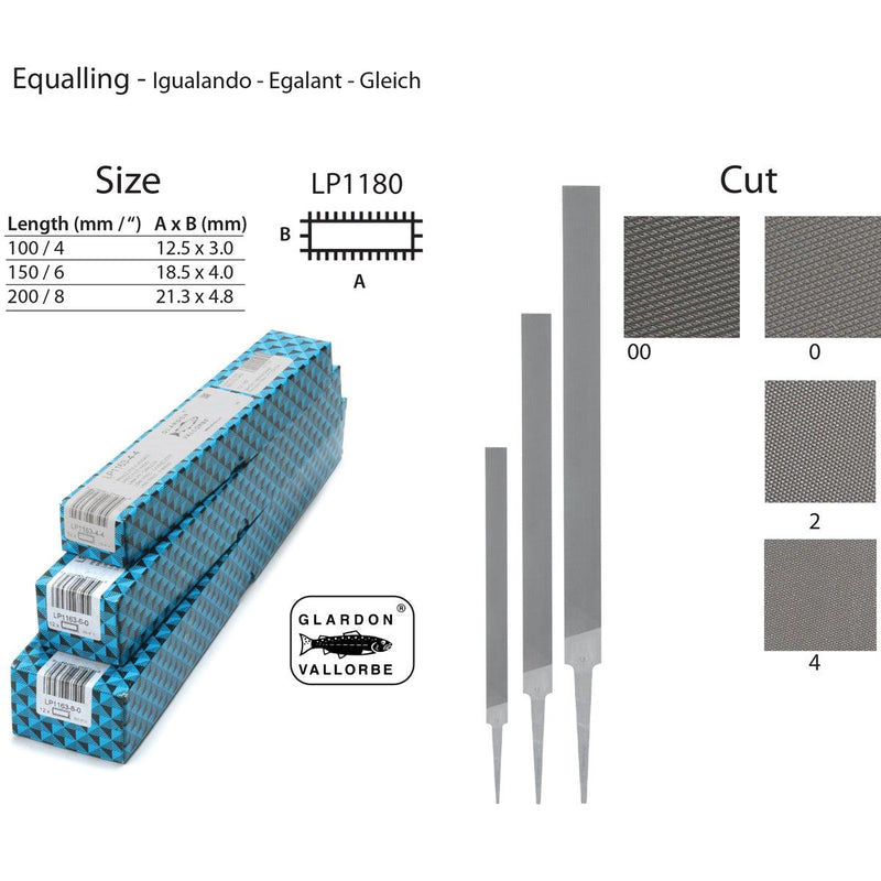Glardon-Vallorbe Equalling Precision Files - LP1180 - Otto Frei