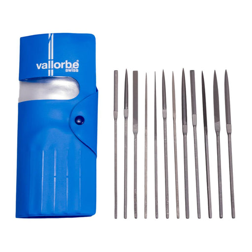 Glardon-Vallorbe Escapement Files - Set Of 12 - Cut 2 Medium - Otto Frei