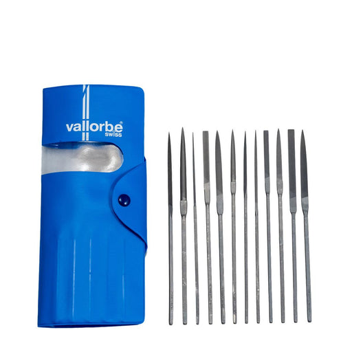 Glardon-Vallorbe Escapement Files - Set Of 12 - Cut 4 Fine - Otto Frei