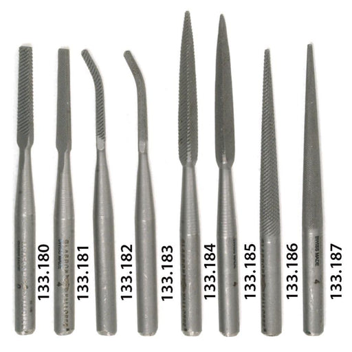 Glardon-Vallorbe Handpiece Files - Set of 8 - Otto Frei