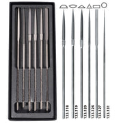 Glardon-Vallorbe LEC3062-55-G10 Buff File Set of 6-Escapement File Shapes - Otto Frei