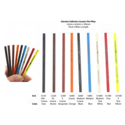 Glardon-Vallorbe Ceramic Fiber Files Pillar 1mm x 4mm x 100mm - Otto Frei