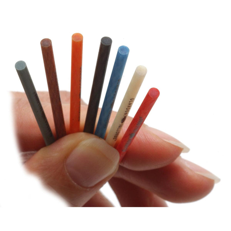 Glardon-Vallorbe Ceramic Fiber Files-Round-3mm Diameter x 50mm Long - Otto Frei