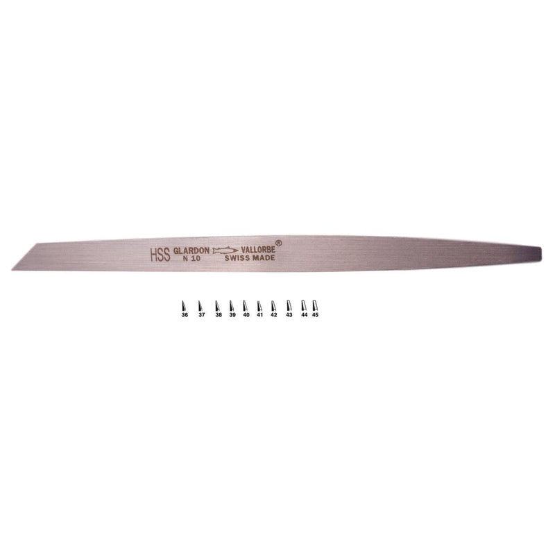 Glardon-Vallorbe LO0401-HSS Flat Gravers - Otto Frei
