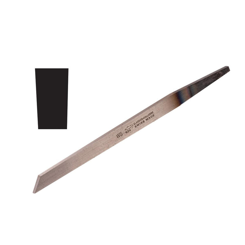 Glardon-Vallorbe LO0401-WS Flat Gravers-Carbon Steel - Otto Frei