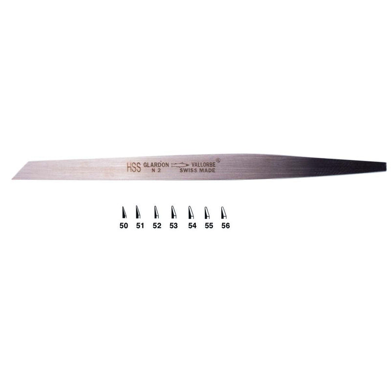 Glardon-Vallorbe LO0402-HSS Round Gravers - Otto Frei