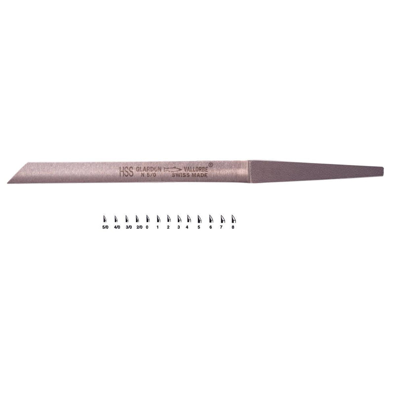 Glardon-Vallorbe LO0403-HSS Onglette Gravers - Otto Frei