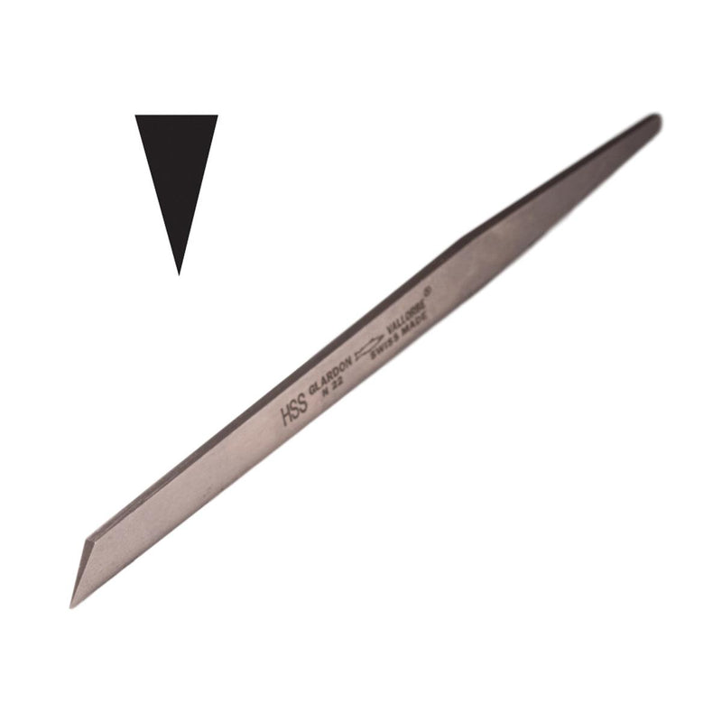 Glardon-Vallorbe LO0406-HSS Knife Gravers - Otto Frei