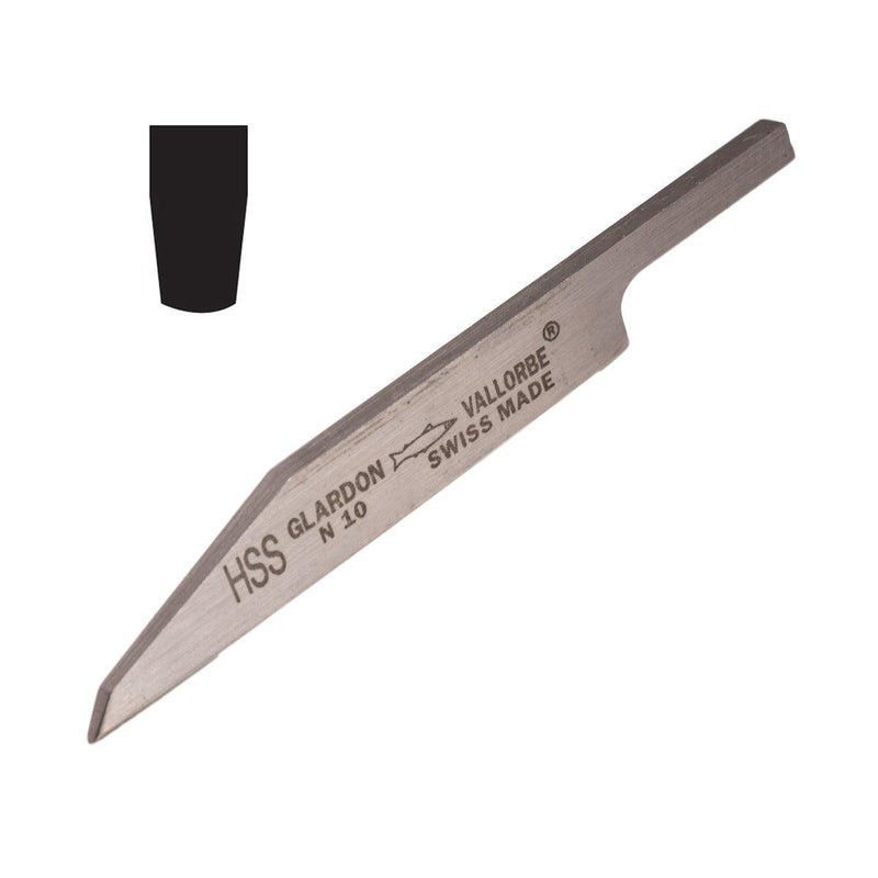 Glardon-Vallorbe LOM0402 HSS Pre-Cut Round Gravers - Otto Frei