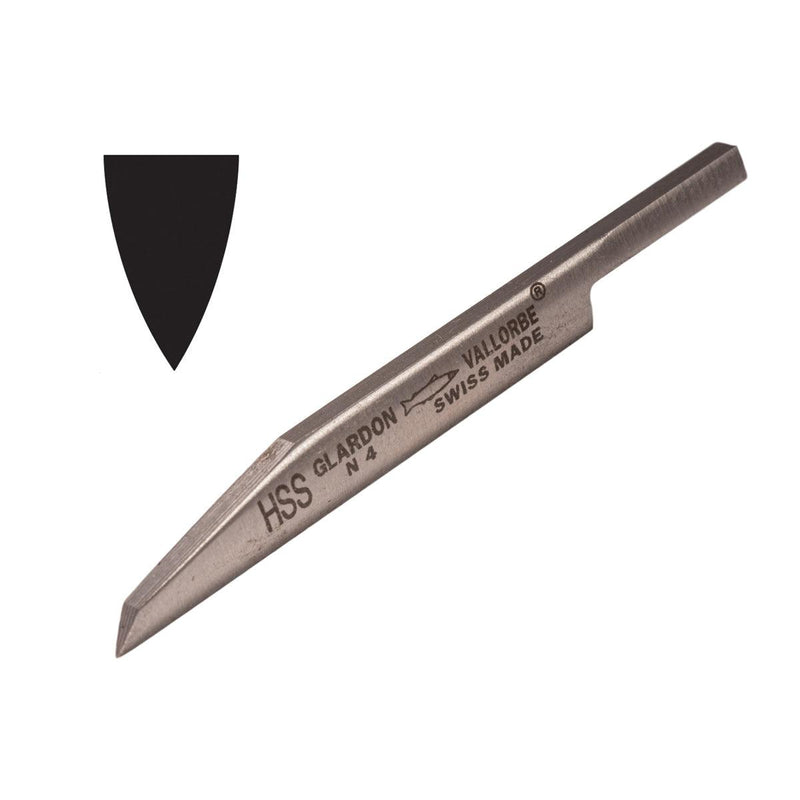 Glardon-Vallorbe LOM0403 HSS Pre-Cut Onglette Gravers - Otto Frei