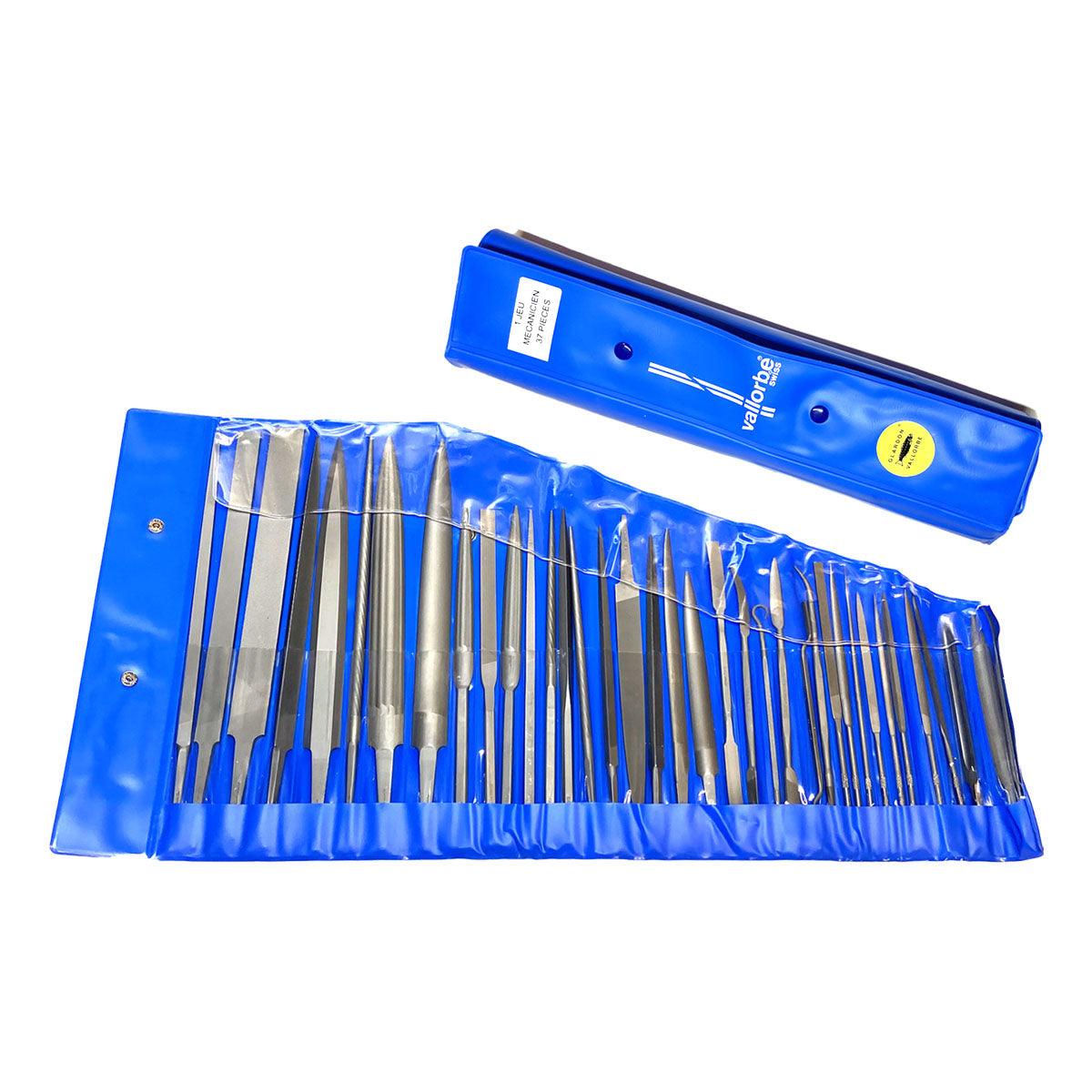 Glardon-Vallorbe LP1095 Swiss Precision File Set of 37 | Glardon