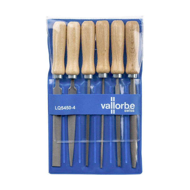 Glardon-Vallorbe LQ5450-4 Key File Set of 6 - 4" (100mm) Cut 2 - Otto Frei
