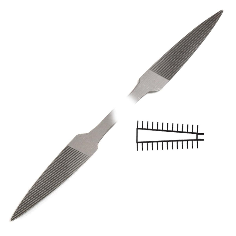 Glardon-Vallorbe LR12750- Knife Riffler File 7" (180mm) - Otto Frei