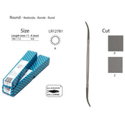 Glardon-Vallorbe LR12781- Round Riffler File 7" (180mm) - Otto Frei