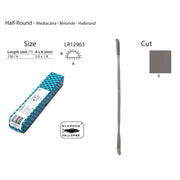 Glardon-Vallorbe LR12963-0 Half-Round Riffler File 6" (150mm) Cut 0 - Otto Frei