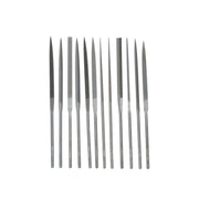 Glardon-Vallorbe Needle File Set of 12 - 4" (10cm) - Cut 2 Medium - Otto Frei