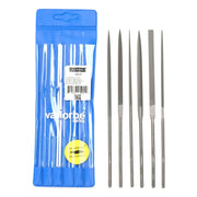 Glardon-Vallorbe Needle File Sets of Six-7" (180mm) Cuts 0 & 2 - Otto Frei