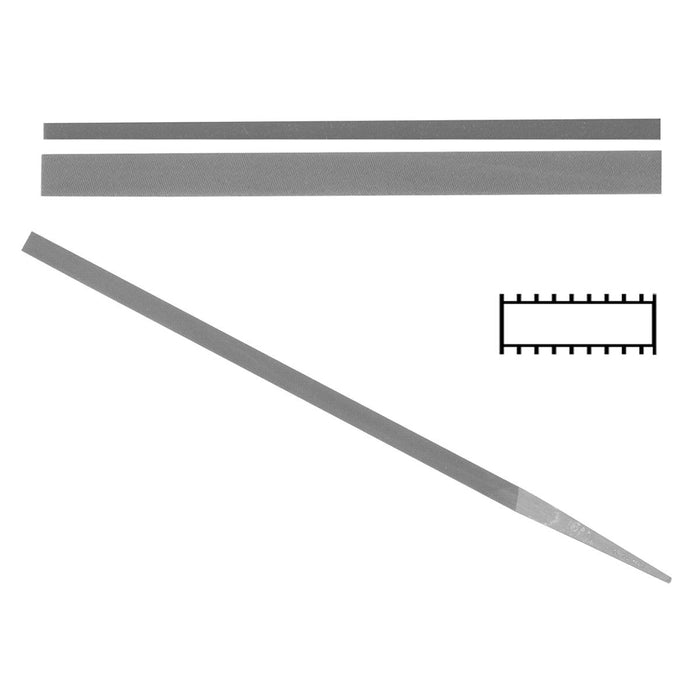 Glardon-Vallorbe Pillar Extra Slim 2 Sides Cut Precision Files - LP1152 - Otto Frei