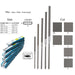 Glardon-Vallorbe Pillar Needle Files - LA2401 - Otto Frei