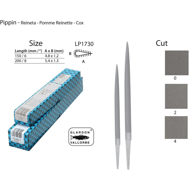 Glardon-Vallorbe Pippin Precision Files - LP1730 - Otto Frei
