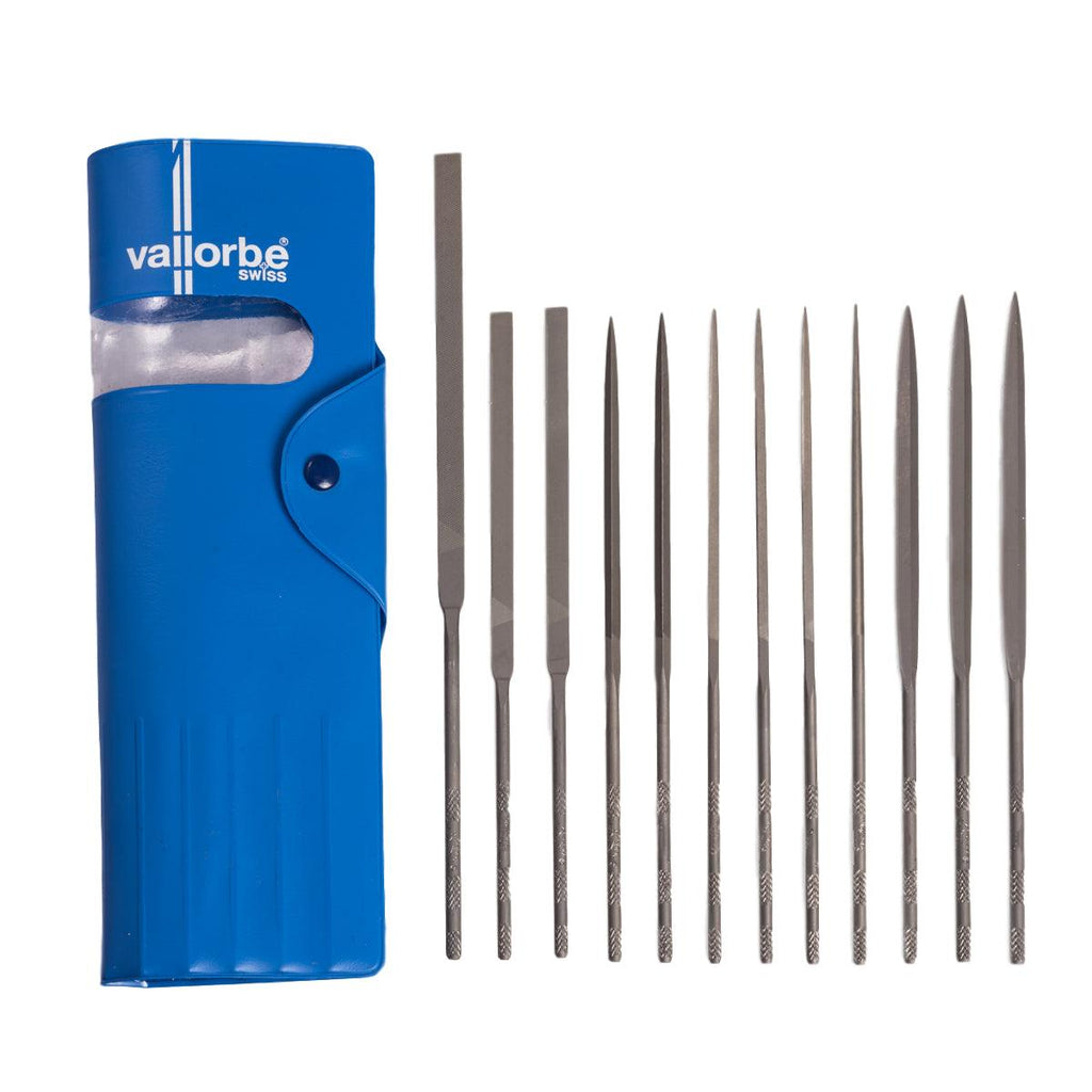 Glardon-Vallorbe Revere Academy Needle File Kit | 12-Piece — Otto Frei
