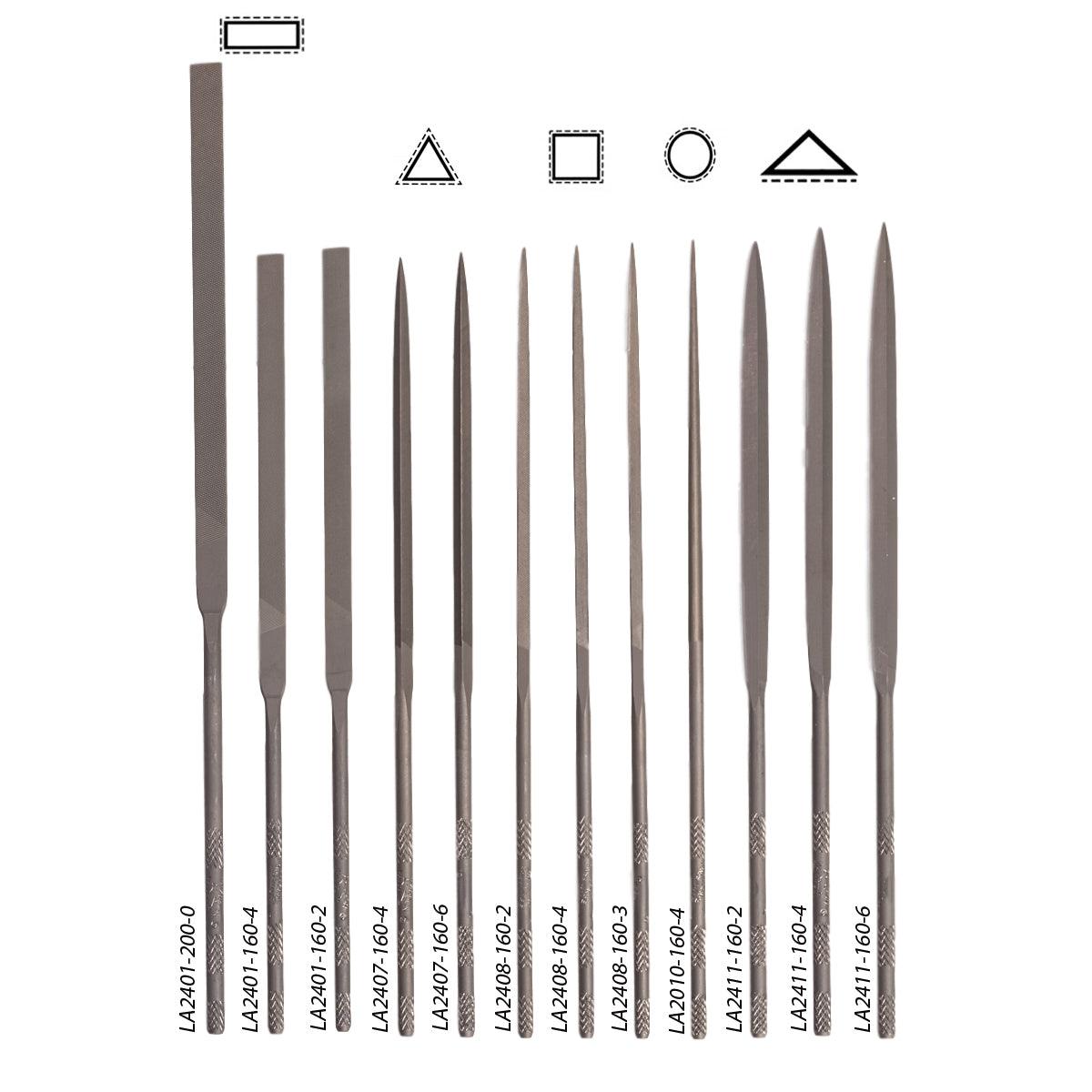 Glardon-Vallorbe Revere Academy Needle File Kit | 12-Piece — Otto Frei