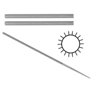 Glardon-Vallorbe Round Parallel (Cylinder) Precision Files - LP1669 - Otto Frei