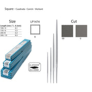 Glardon-Vallorbe Square Blunt Precision Files - LP1474 - Otto Frei