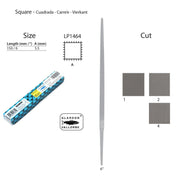 Glardon-Vallorbe Square Pointed Precision Files - LP1464 - Otto Frei