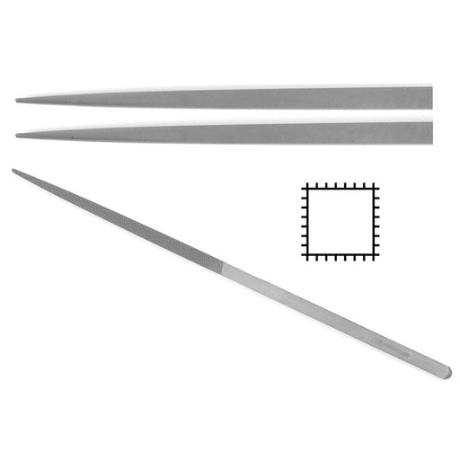 Glardon-Vallorbe Halibis File LH2608 Square- 8-1/2"-Cuts 00 & 1 - Otto Frei