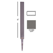 Glardon-Vallorbe Swiss Precision File-LPV1132-6-0 Valtitan Pillar File 6" Cut 0 Coarse - Otto Frei
